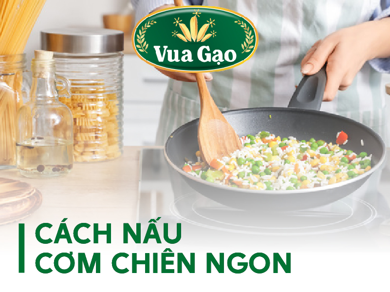 Cách thực hiện cơm chiên thập cẩm: