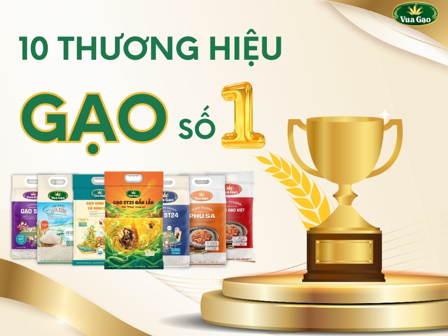 thương hiệu gạo hàng đầu Việt Nam