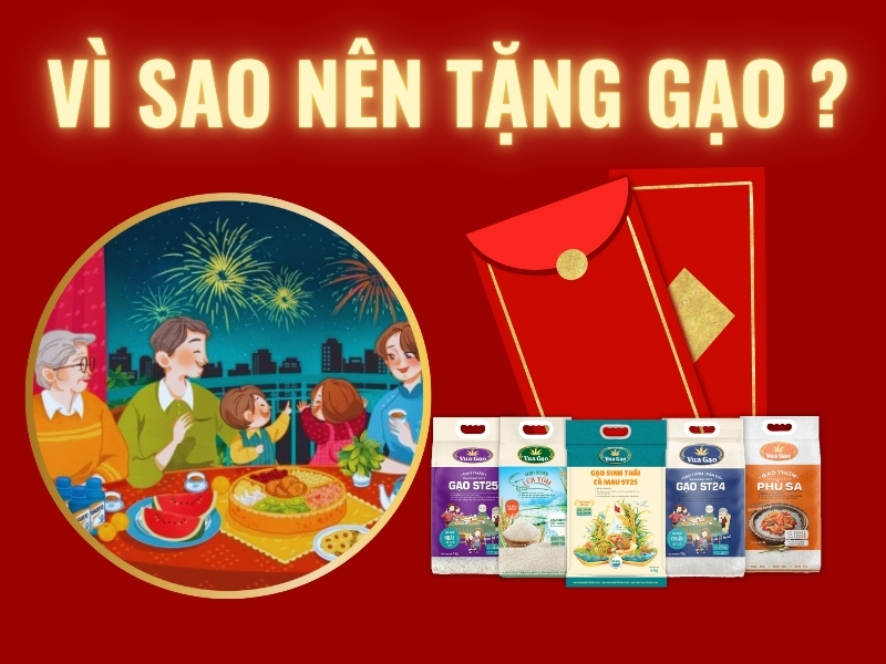 vì sao nên tặng gạo