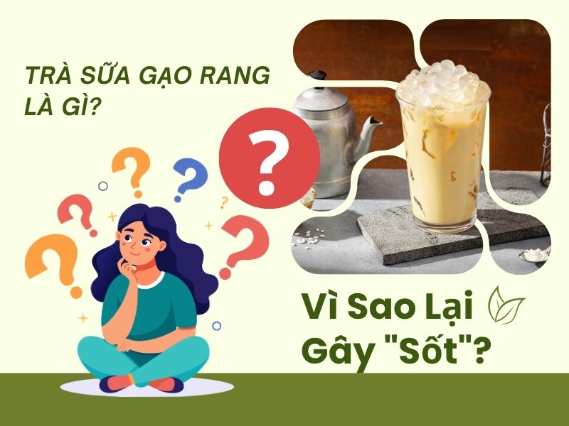 trà sữa gạo rang